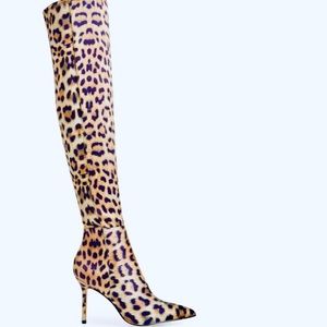 Katy Perry Women’s Over Knee Boots Leopard Size 7